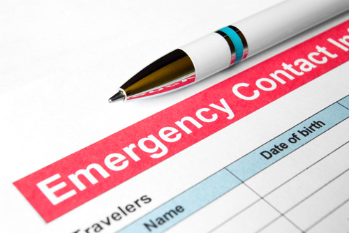 emergency contact information form